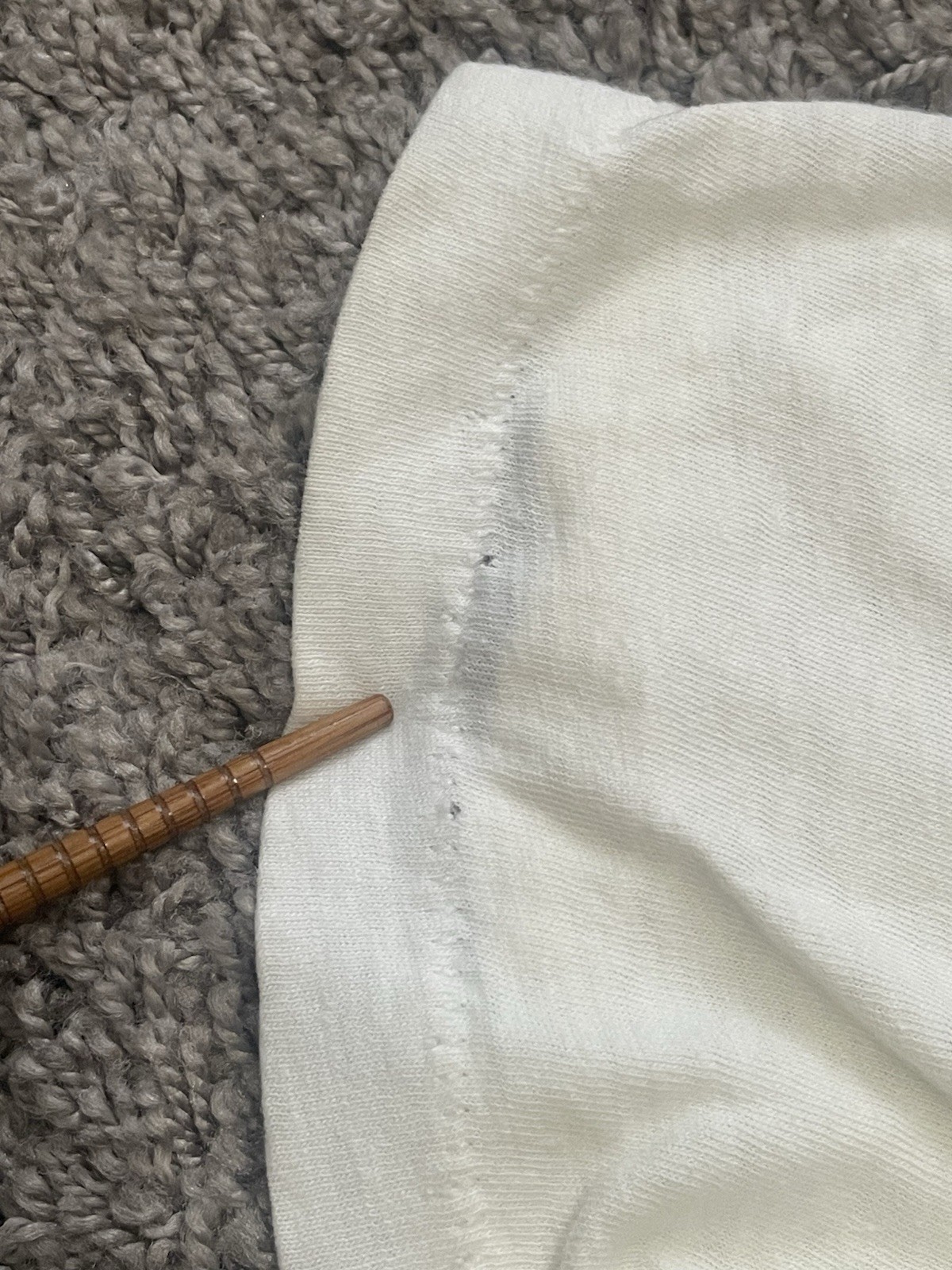 Vintage 80s Fruit Of The Loom White Blank T Shirt