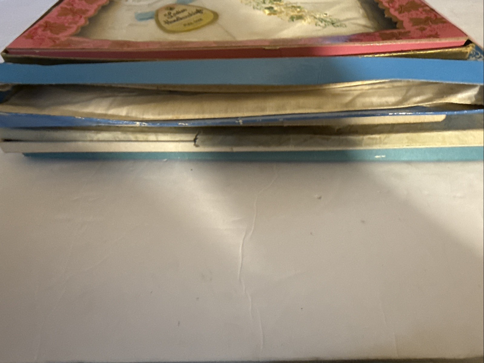 Lot-5 Vintage Ladies Handkerchiefs Please See Photos & Description