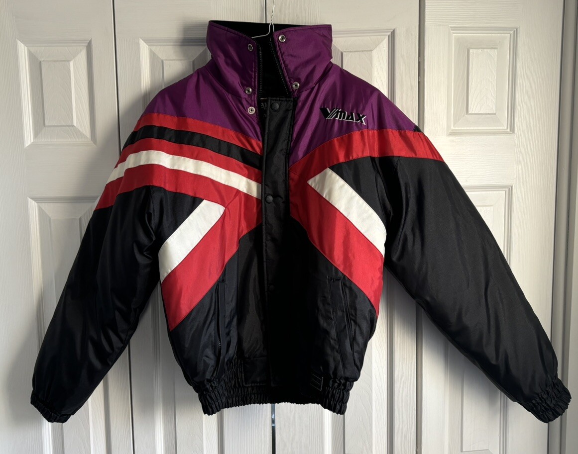 Vintage Colorful Yamaha Sportswear VMAX Winter Jacket Coat (Men’s – Size Small)