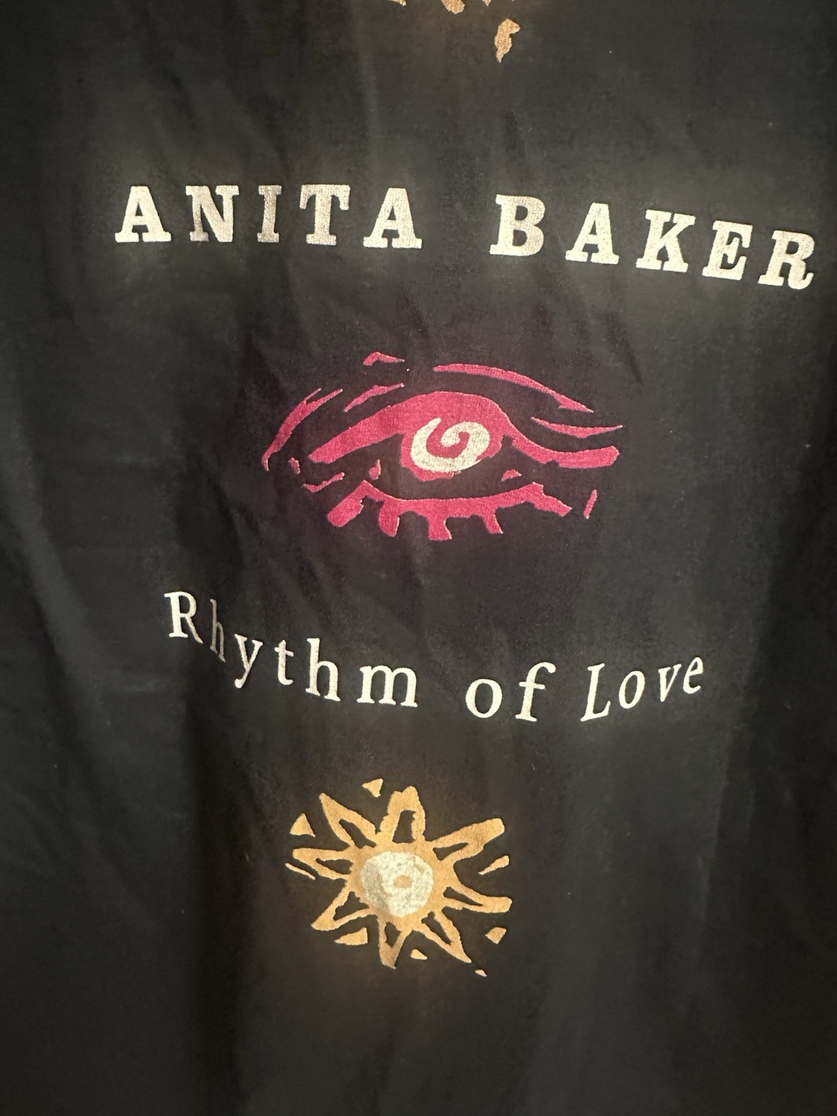 Anita Baker Rhythm Of Love T-Shirt Size XL 42 R&B Smooth Jazz Vintage Made USA