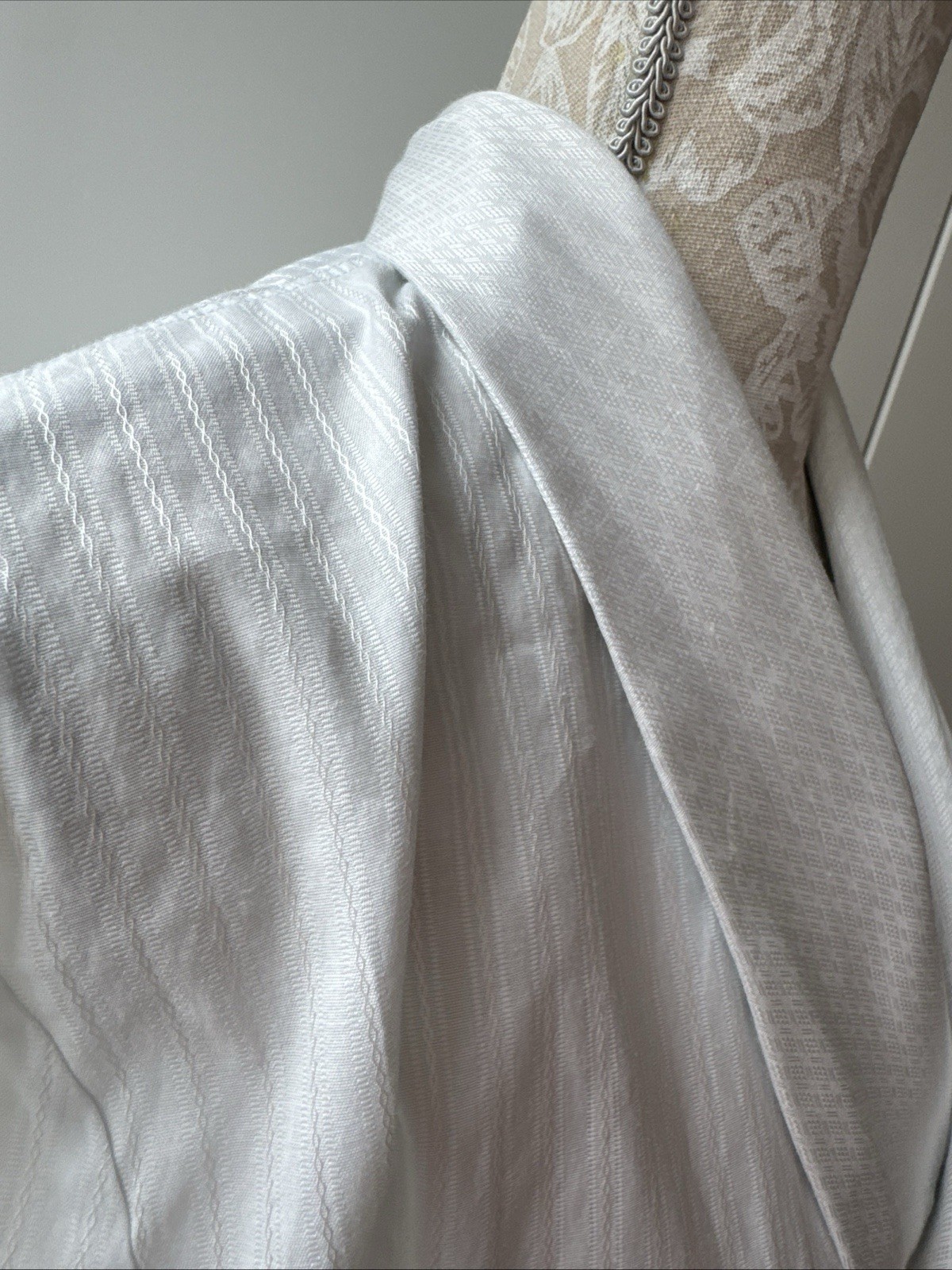 Vintage CAMICIA dressing gown / robe white 90s minimal unisex size 3 cotton