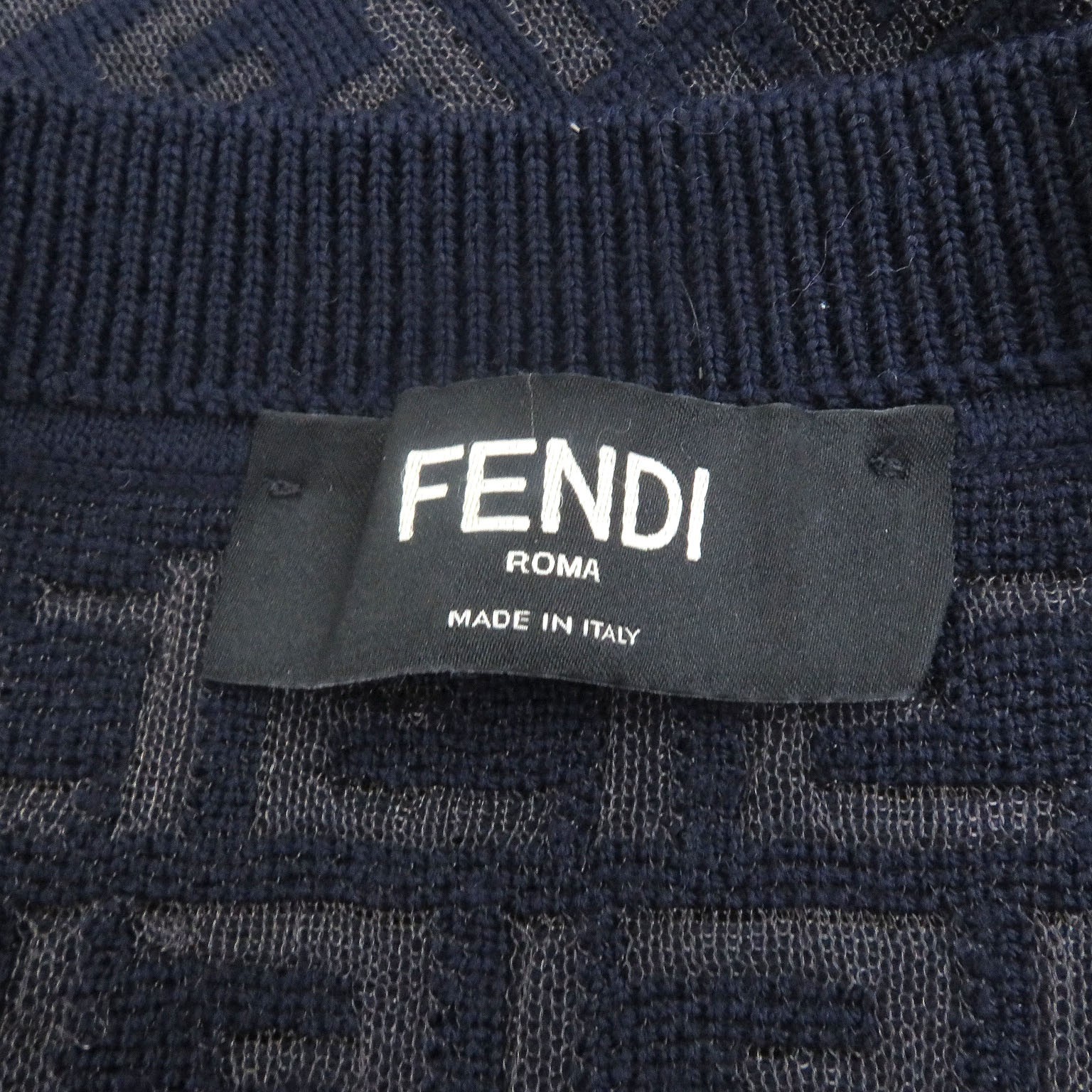 Fendi FF Logo Zucca Wool Sweater – DUTY FREE