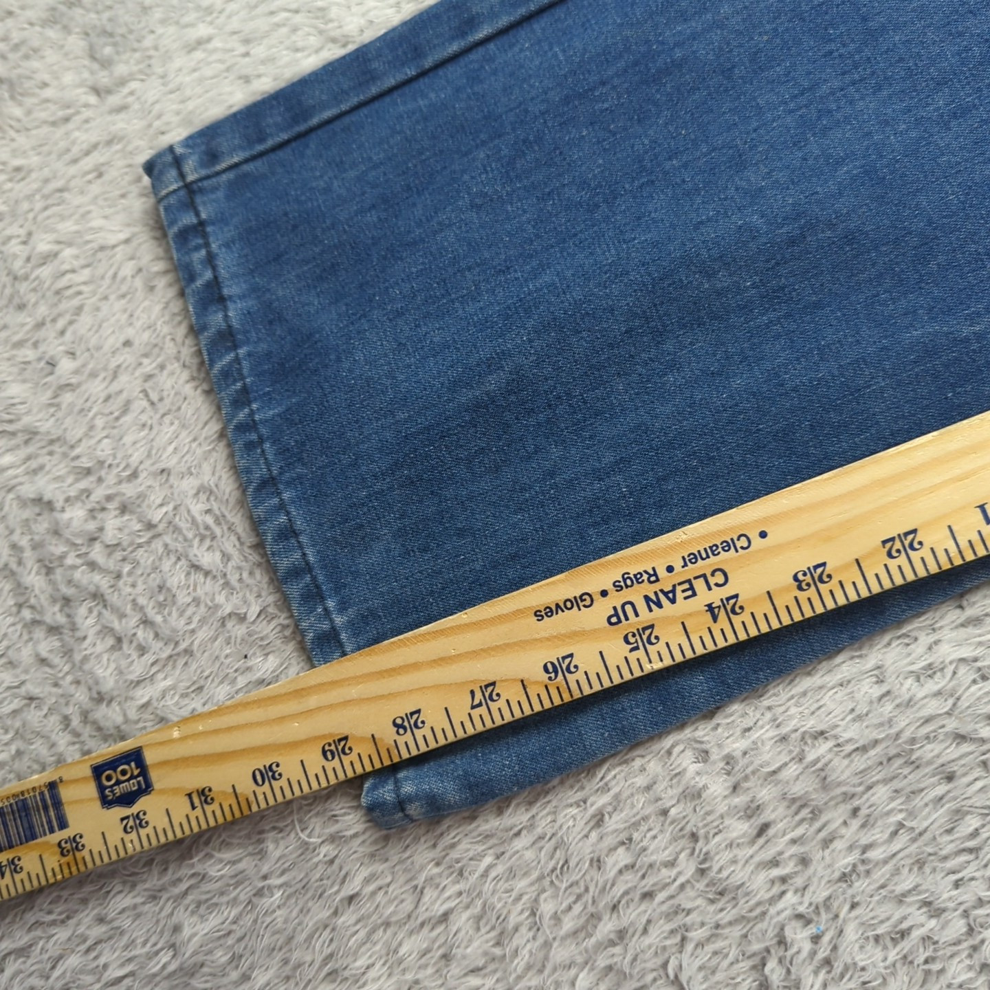 Vintage Jeans Womens Measures 31×29 Cargo Bush Flare Utility Juniors Teens Rare
