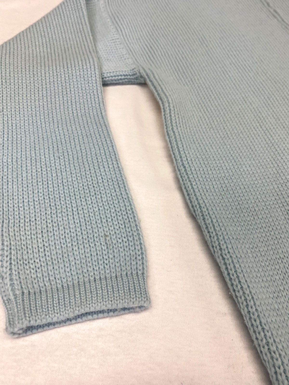 Vintage Sweater Snowflake Knit Blue & White Winter Pullover Aspen Mountain CO