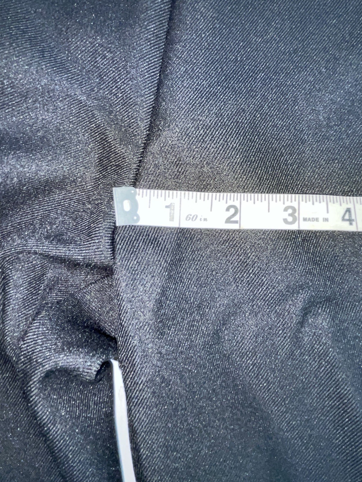 New Vintage Black Polyester Pants #L10 ZZ-9