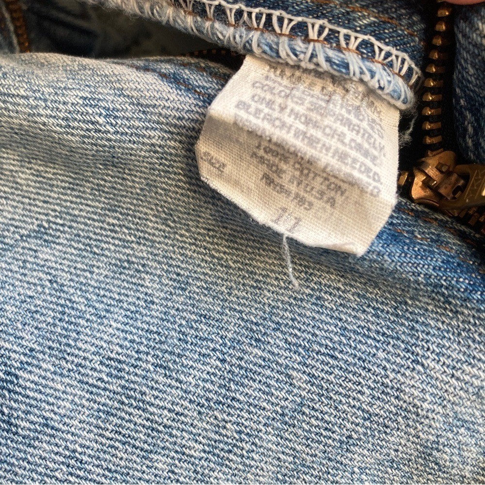 Vintage Lees Mom Jeans Denim Shorts Light Wash 100% Cotton 90s High Rise 8