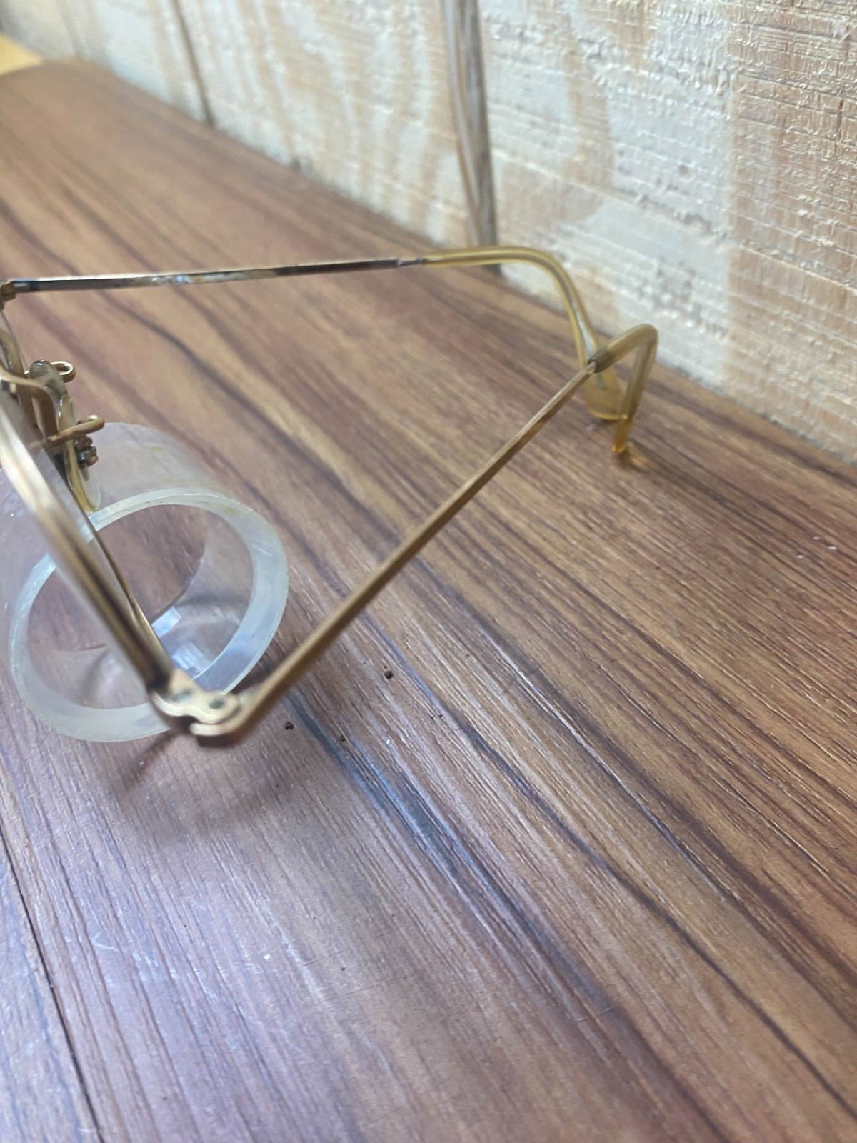 Vintage Shuron 5 1/4 USA 12K GF Round Oval Eyeglasses Frames Gold Filled Optical