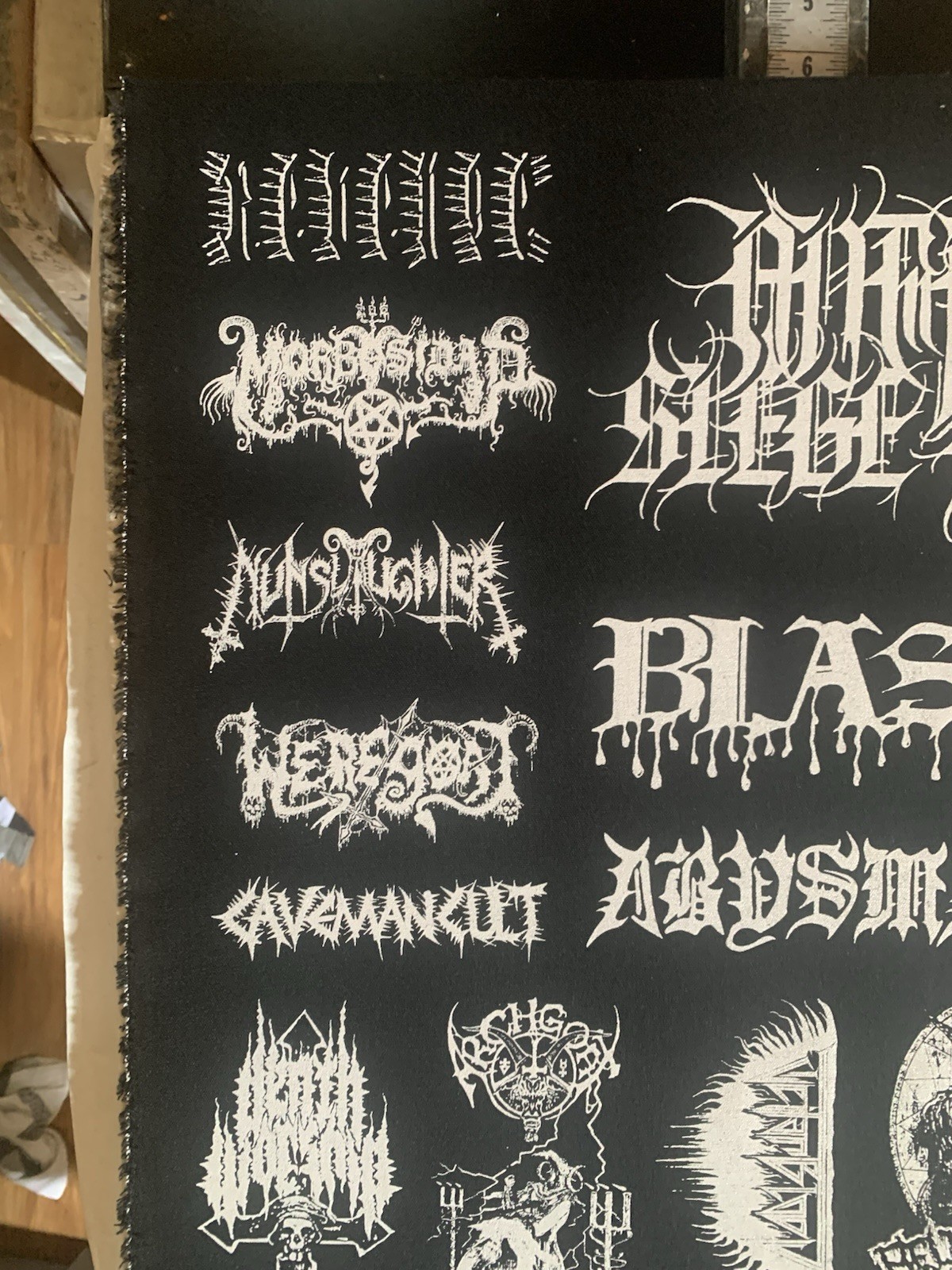 Beastial War Metal Patches Sheet