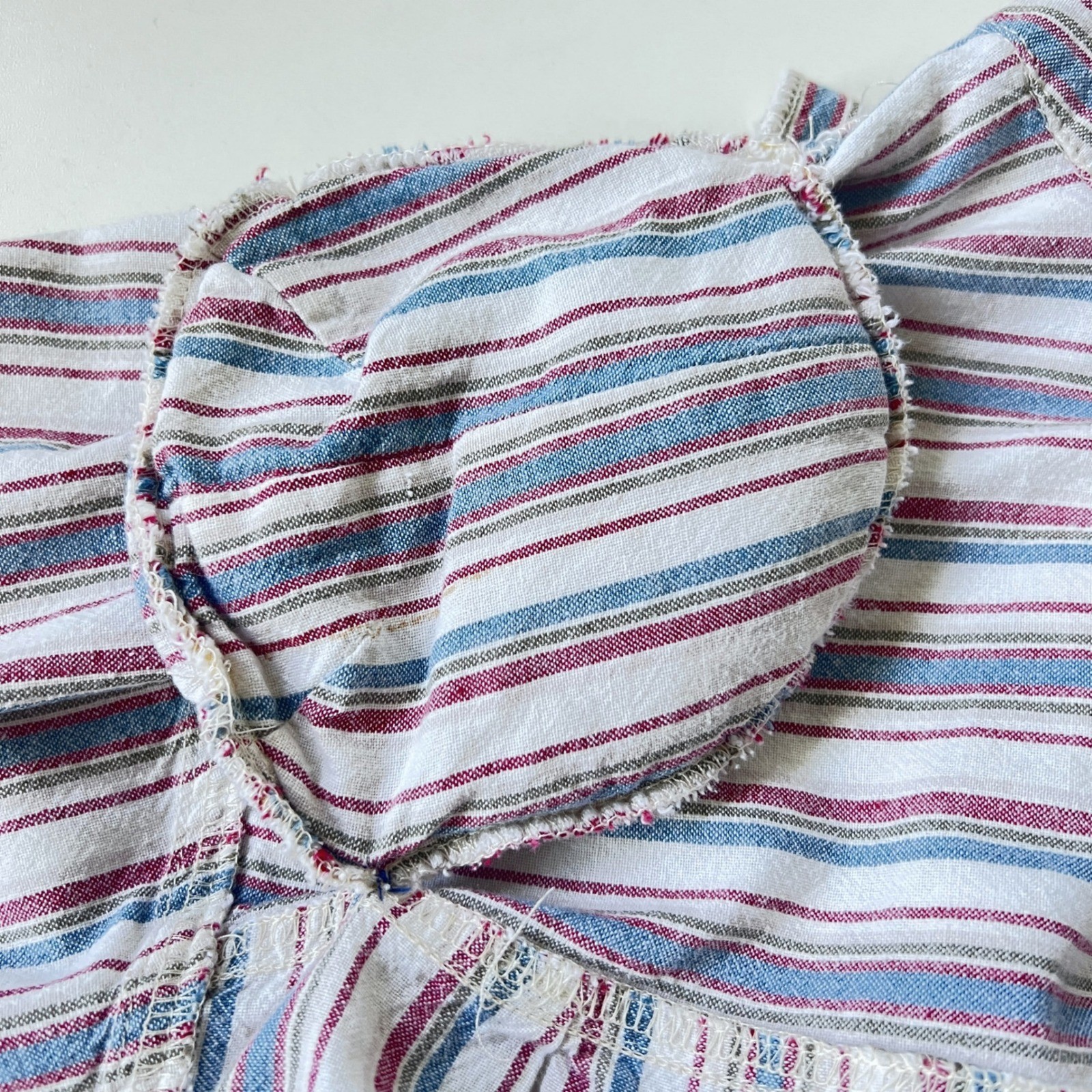Vintage Karen Scott Striped Cotton Button Down Collar Shirt Women’s Small