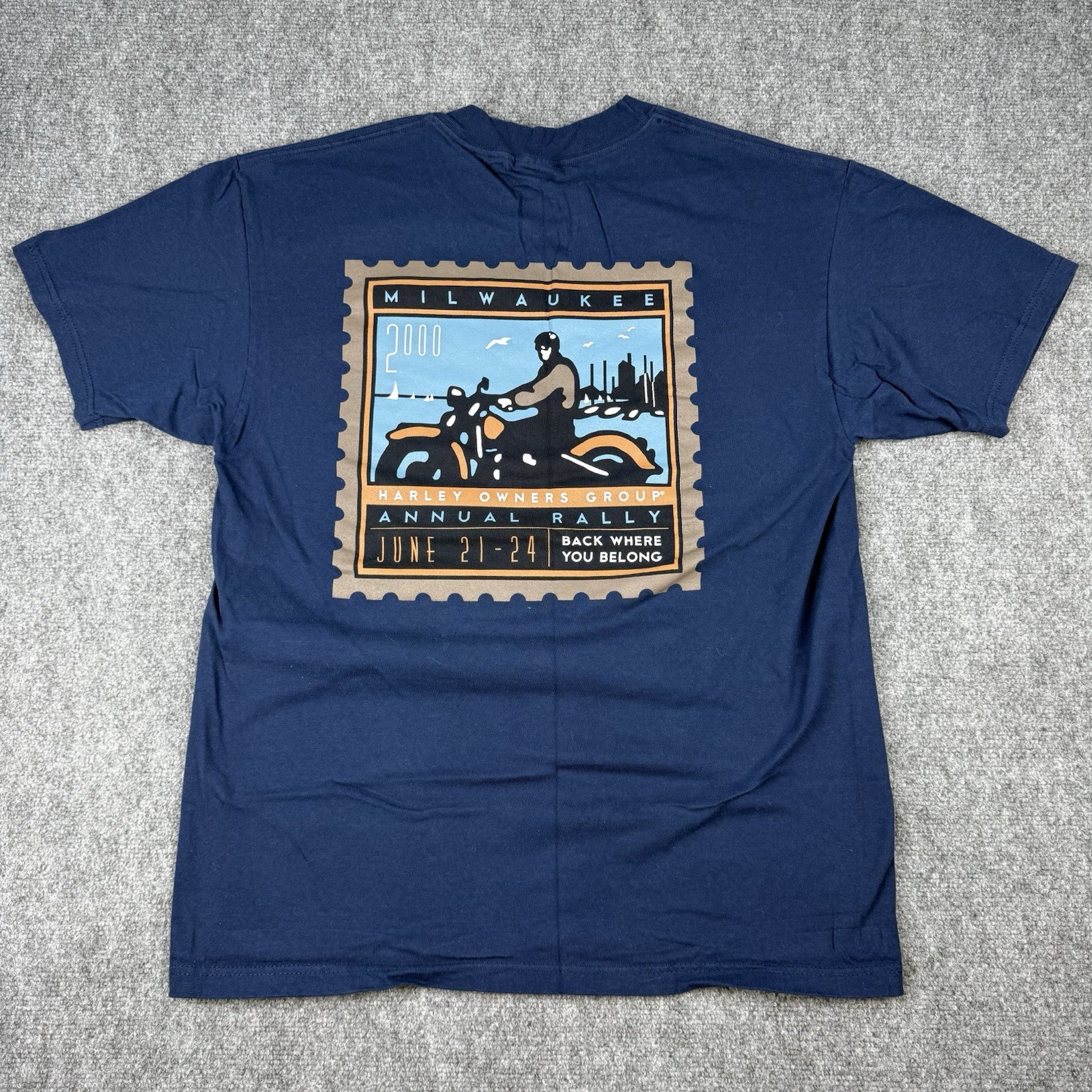 2000 Harley Owners Group HOG Annual Rally Milwaukee Men’s Large Biker Motorcycle