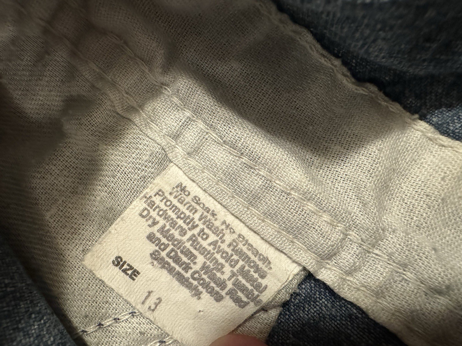 Vintage USA OshKosh B’Gosh Vestbak Denim Overalls Jumper Dress Small Grunge 90s