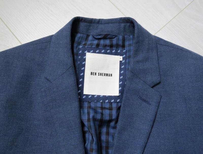 Men Ben Sherman Navy Cotton Blazer 40 /L / 48