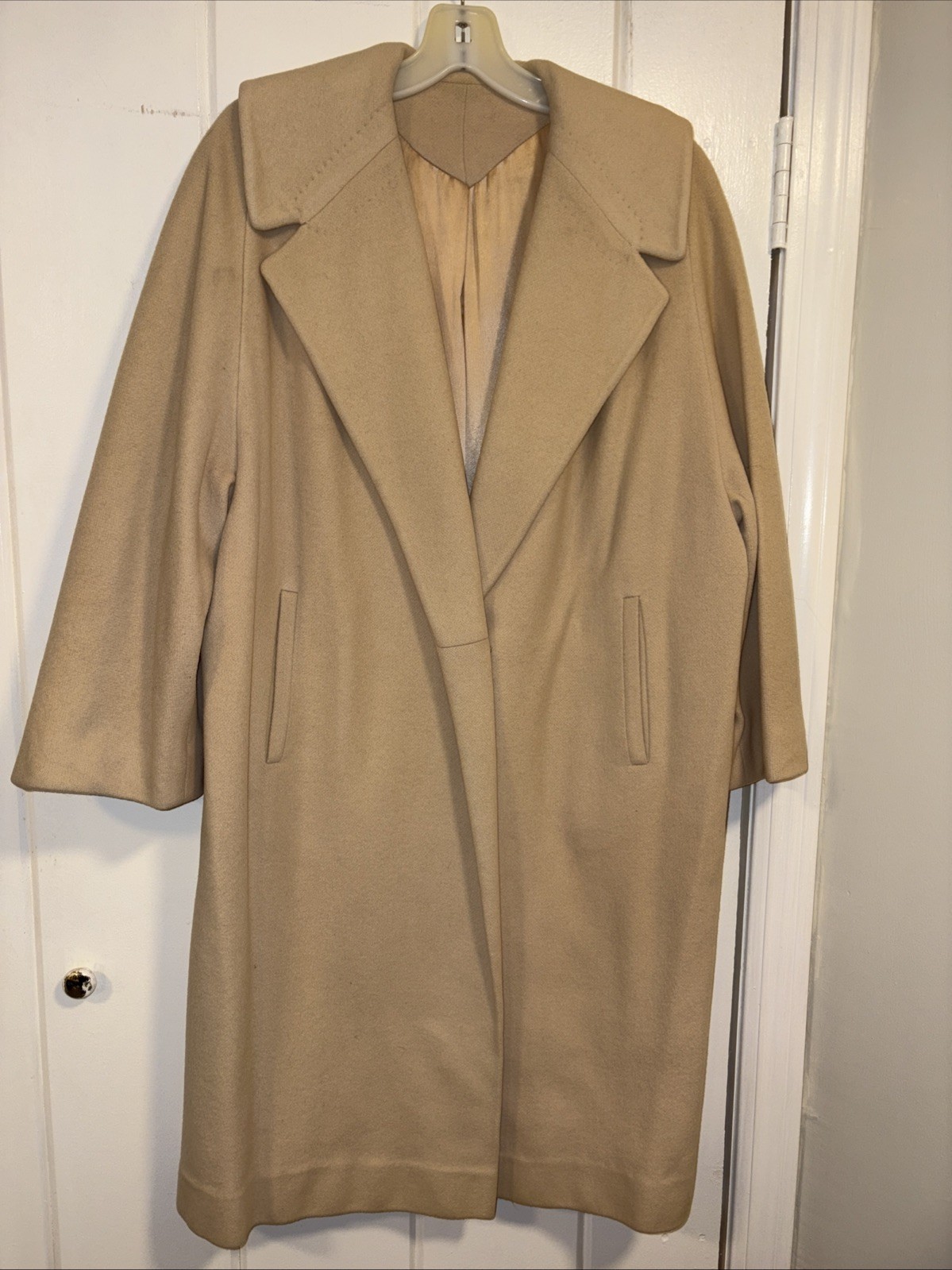 Vintage Dumas Women’s Cashmere Coat Sz Med/L (see Desc For Measurements) Retro