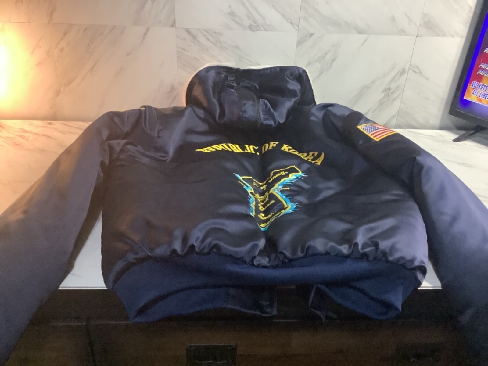 Korea Coat Jacket Bomber Embroidered, Republic of Korea-Large