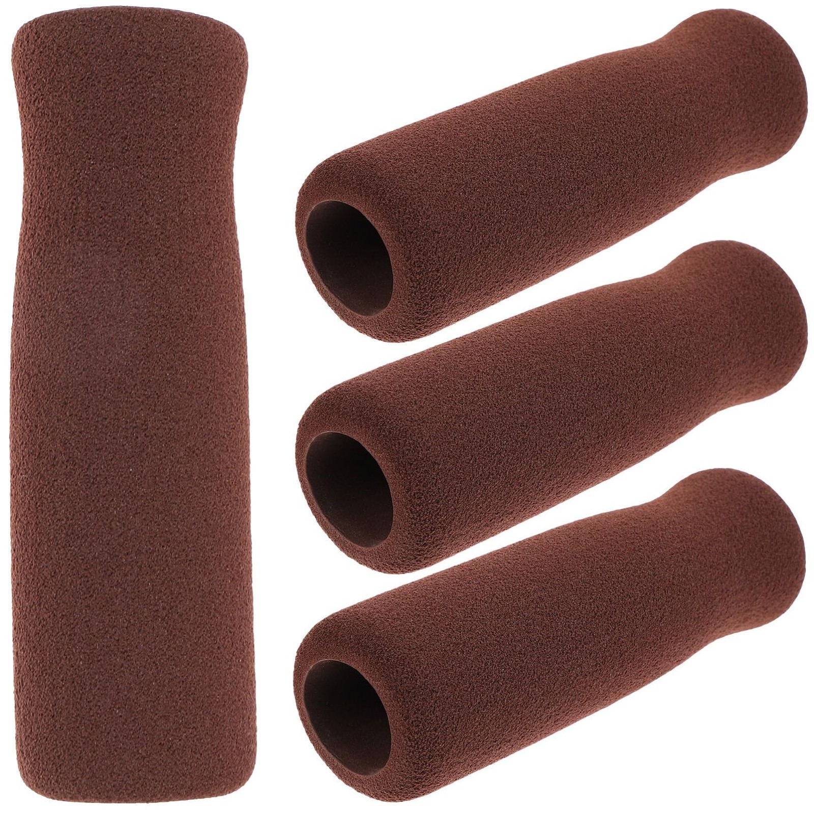 Mobestech Non-Slip Cane Handle Grips Foam 11.00X3.50X3.50CM, Light Brown