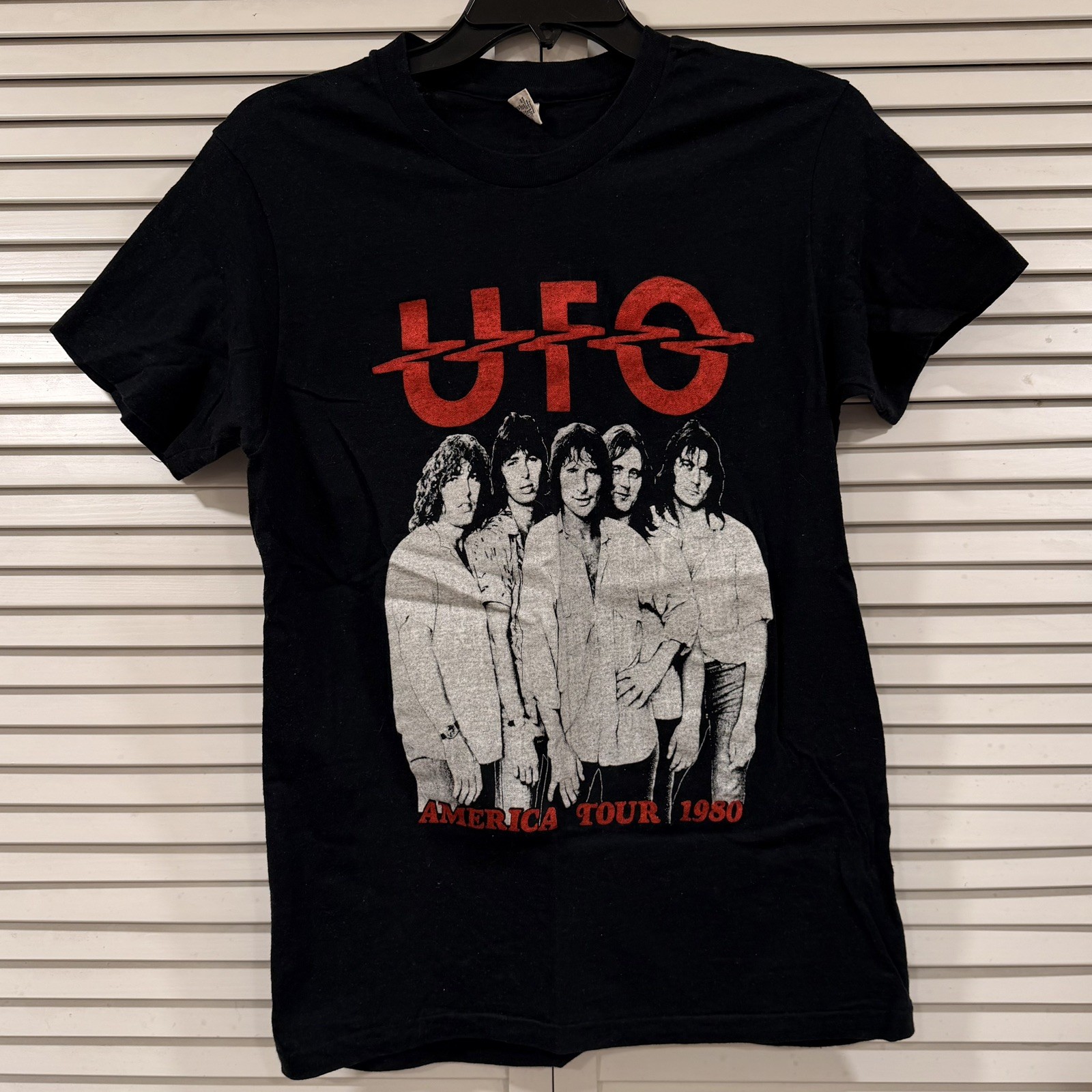 Original Vintage 1980 UFO No Place To Run USA Tour Shirt Medium