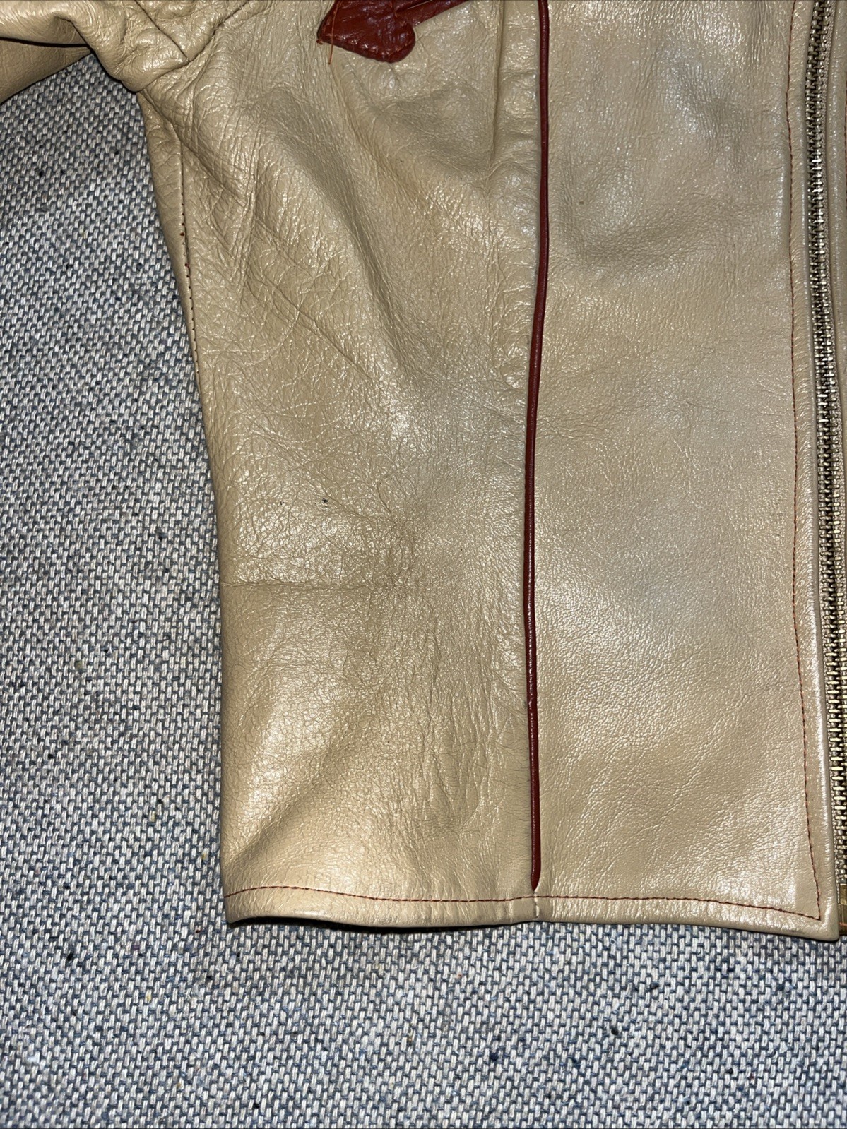 Vintage 1970s Rodeo East West Musical Instruments Floral Leather Jacket Hippie S