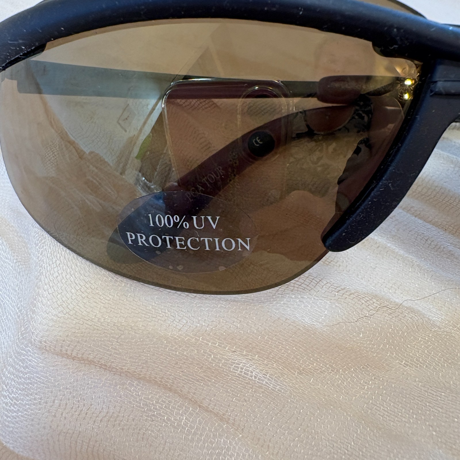 PGA Tour High Contrast 100% UV Protection Sports Wrap Sunglasses PGA2236