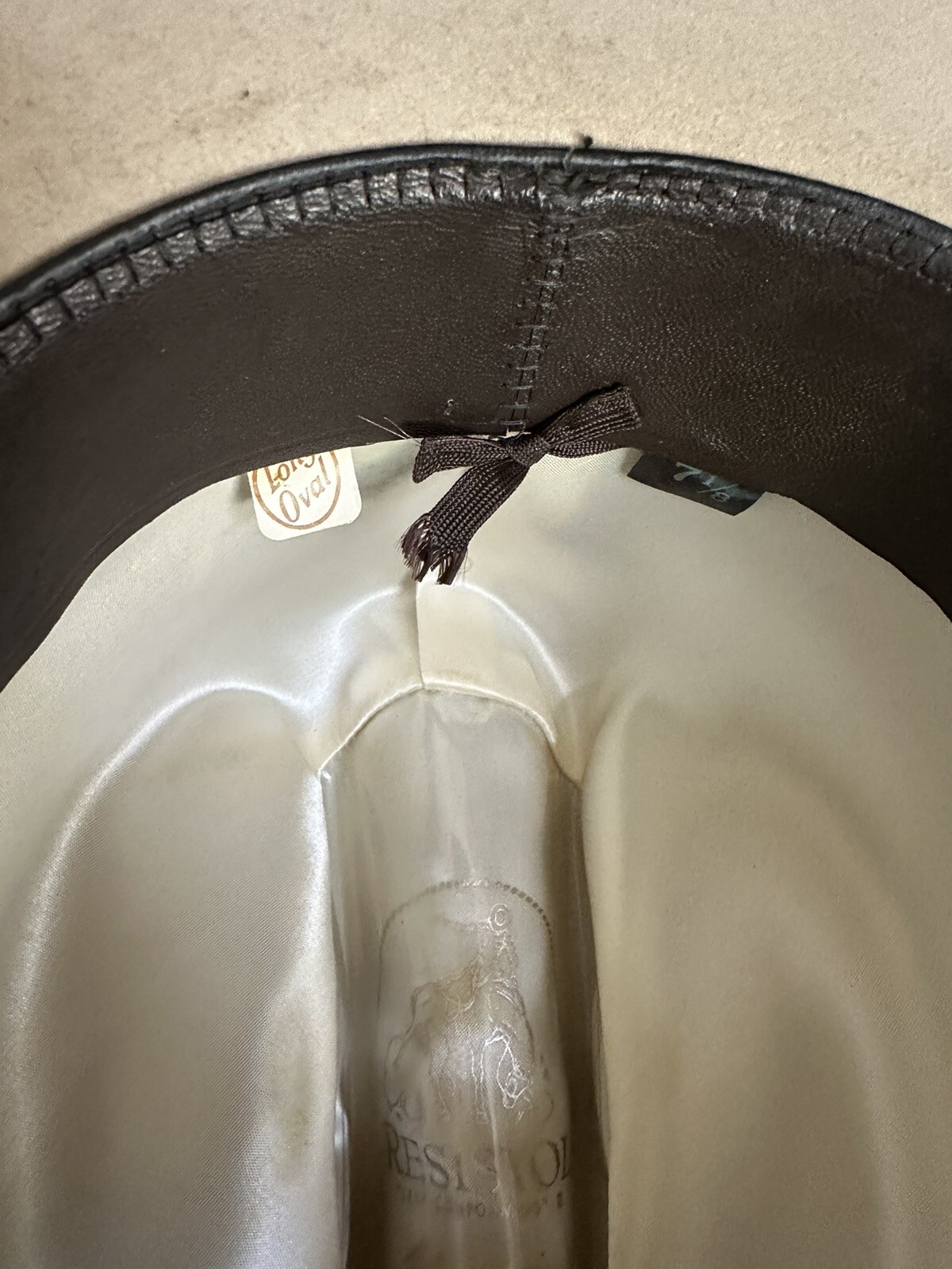 1970s Resistol San Antonio OR 7 1/8 LONG OVAL Hat Fedora Cowboy Western Vtg 70s