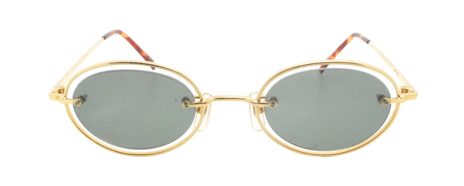 New Authentic renoma T21-9402 col 3B Japan 90s Vintage Gold Sunglasses Frames