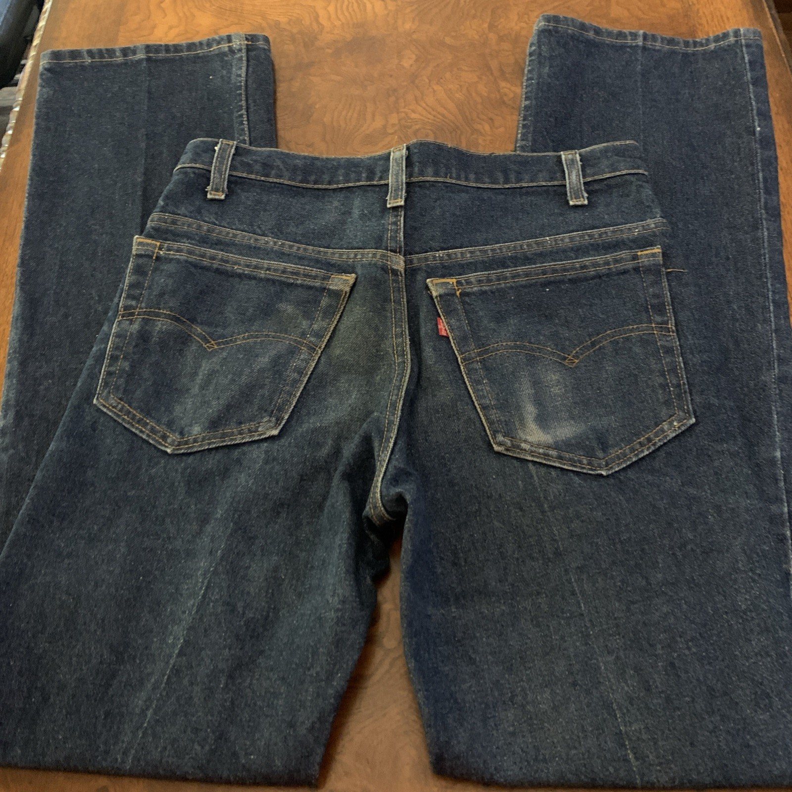 Vintage Levi’s Men’s 1988 517 Blue Jeans 32×33 Made USA Red Tab Red Bat Wing Tag