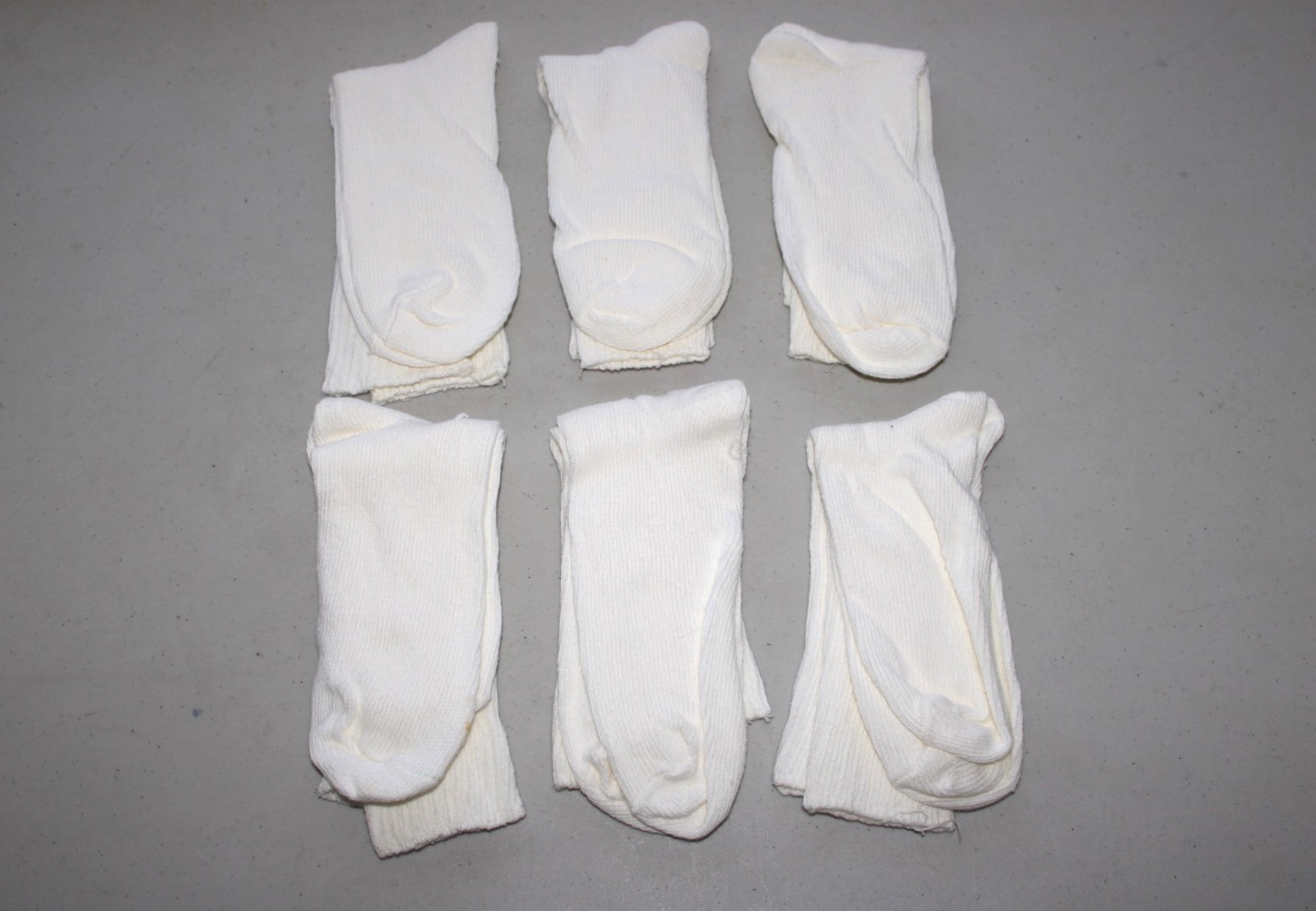 READ* OpenPack New 1994 Fruit Of The Loom Womens Socks 6 Pair Anklet Cuffed Crew