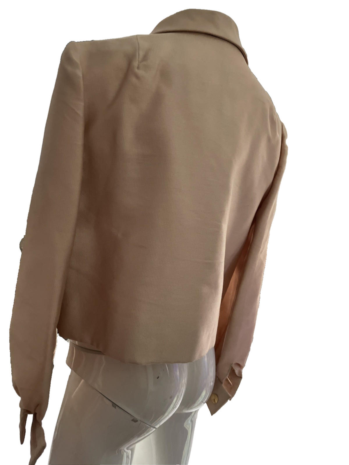 Vintage 60s GINO CHARLES Jacket Cropped Top Lined Sz16/L