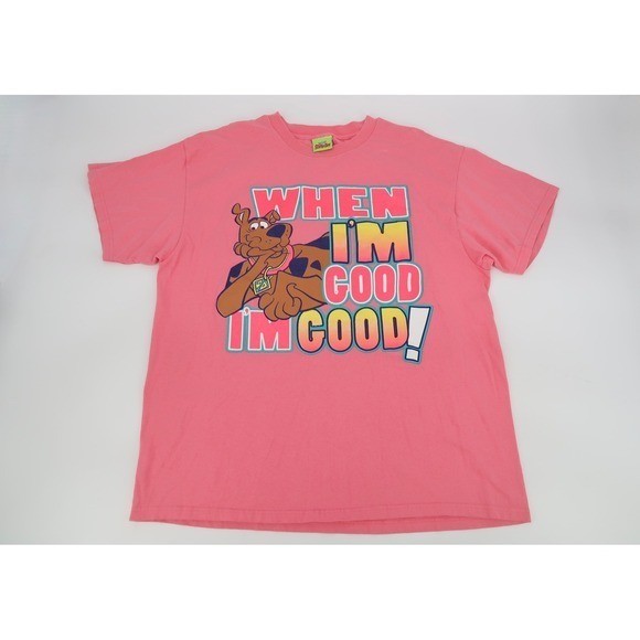 Vintage Scooby-Doo Graphic T-Shirt Mens XL When I’m Good Bad Cartoon Network