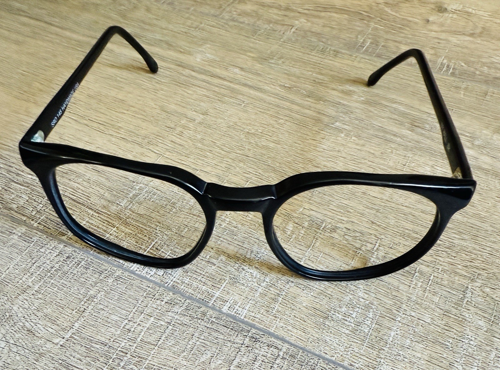 Vintage SRO Ivy Hall Eyeglass Frames Black 145mm America