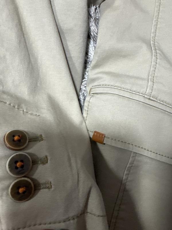 Men Camel Active Blazer Beige Cotton 42 / XL / 50