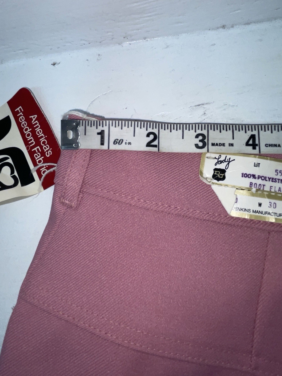 New Vintage Pink Dickson Jenkins Polyester Pants #5520 3A-114