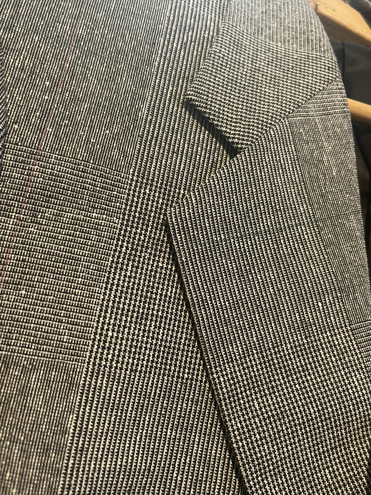 Jotina Fashions Custom Made Gray Plaid Sportscoat 2 Button Sports coat Vintage
