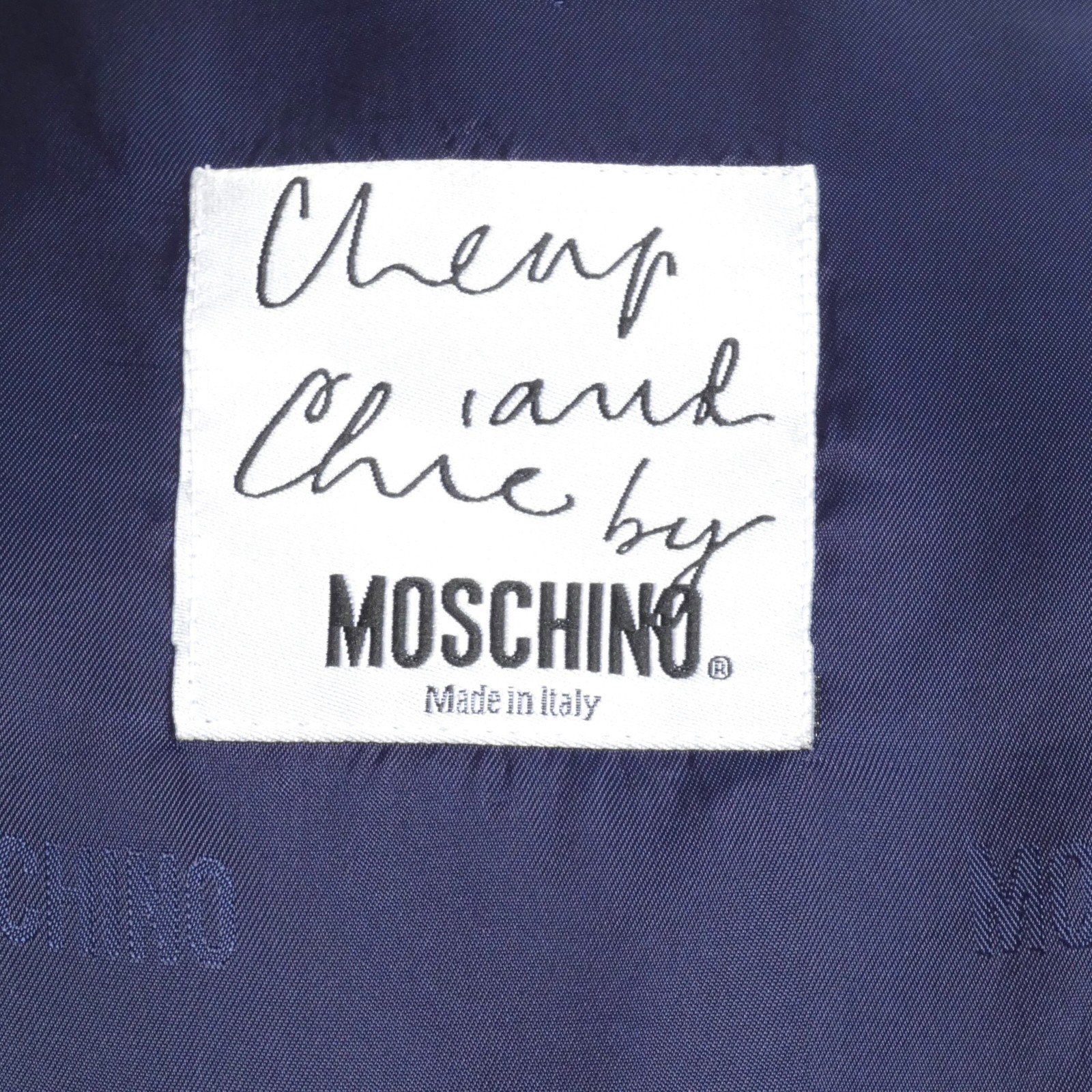 MOSCHINO CHEAP AND CHIC – 1990s Novelty Stripe Silk Brocade Vest, Size-Small