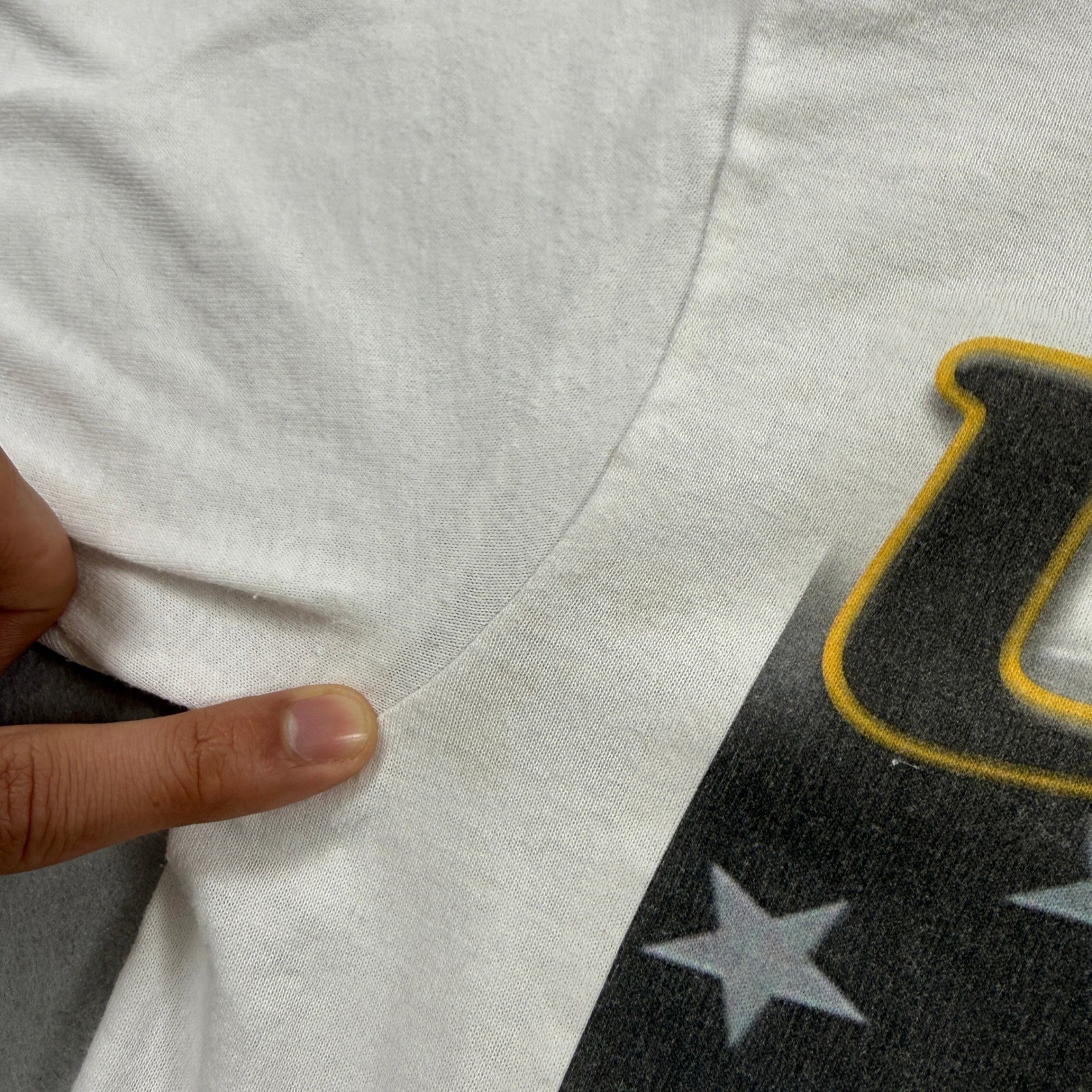 USA Tae Kwon Do Ringer T-Shirt Unisex Adult S White Graphic Vintage 90s