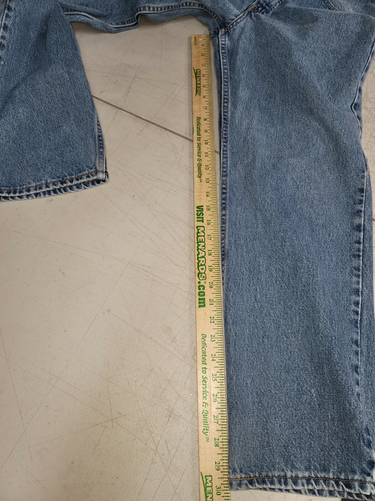 Vintage 1997 Levi’s 550 Jeans Made in USA 33×30 Measure 30 X 29 1/2. (J256)