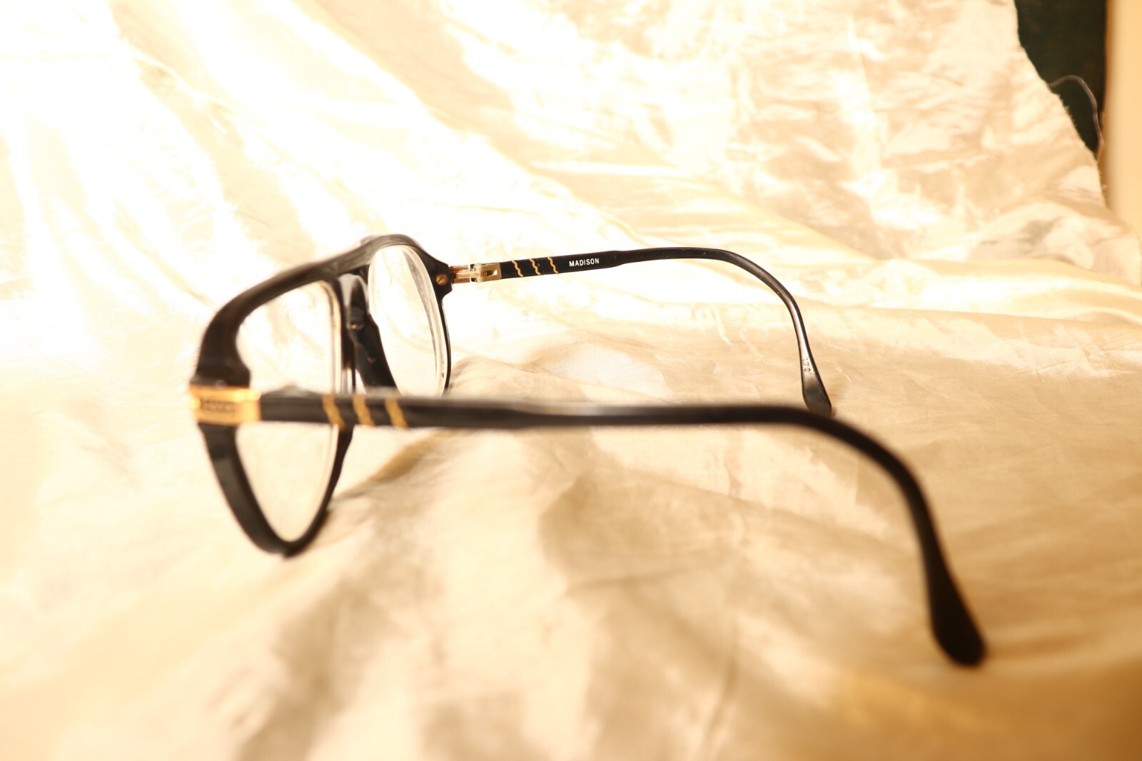 MADISON ASDOR Made in Italy Eyeglasses Frame Vintage Aviator Full Rim Glasses