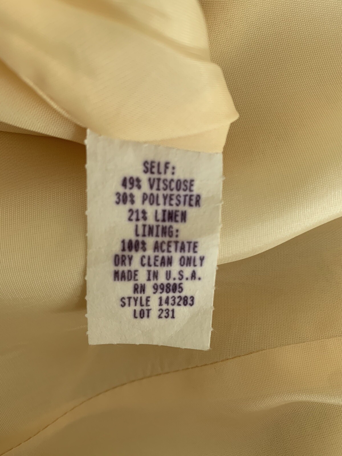Yellow Jacket Size 10 Vintage Bigio Collection Wrap Lady Cardigan