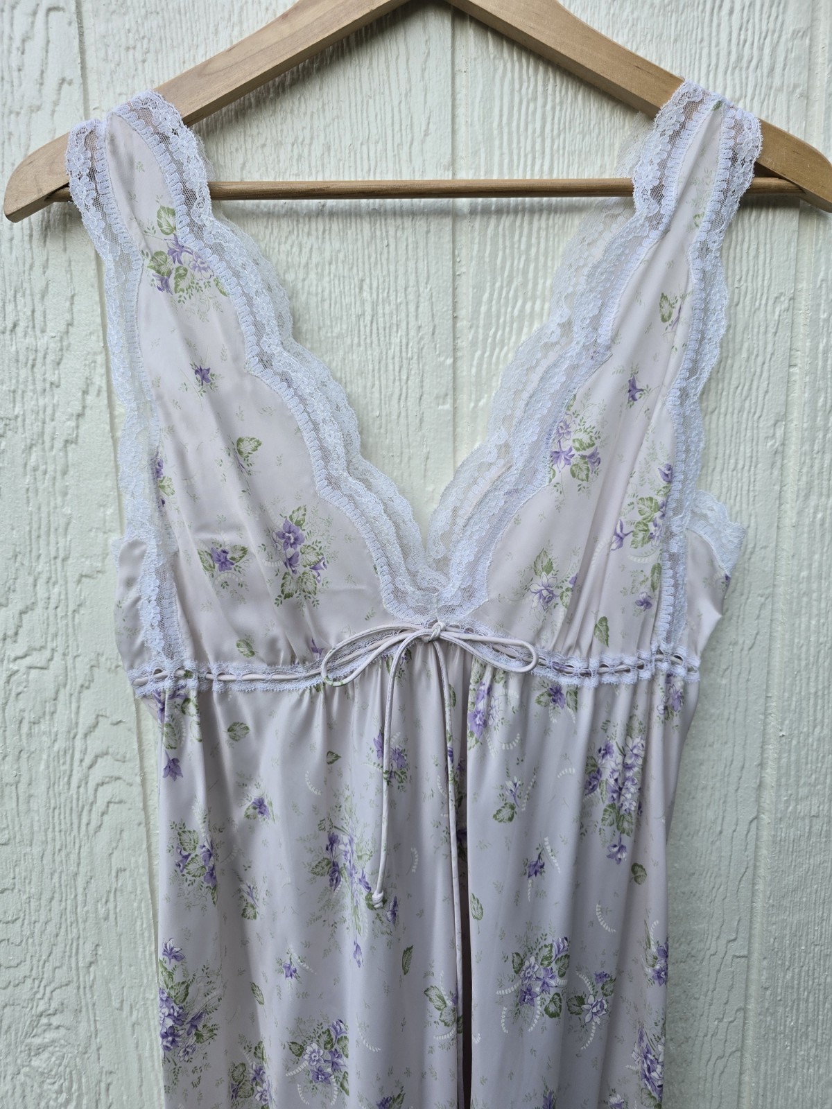 Vintage 70s/80s Christian Dior Lingerie Peignoir Set Union Made Saks ILGWU S