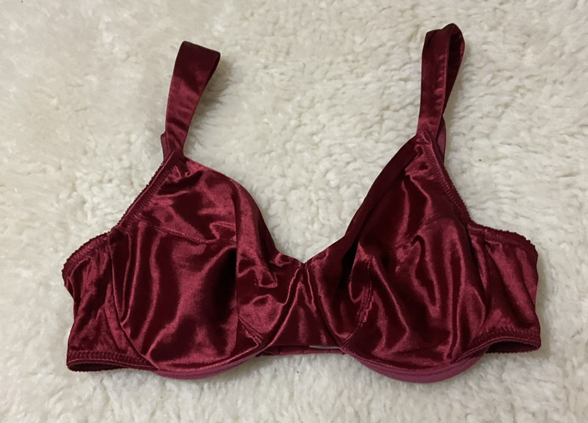 Vintage Victoria’s Secret Second Skin Satin Unlined Full Coverage Bra#961