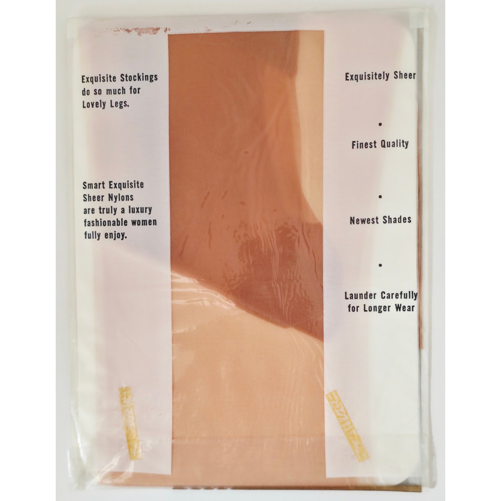 VINTAGE *NEW* 1960’s Superfine 400 Needle 15 Denier Pantyhose Size 10.5 Set 3