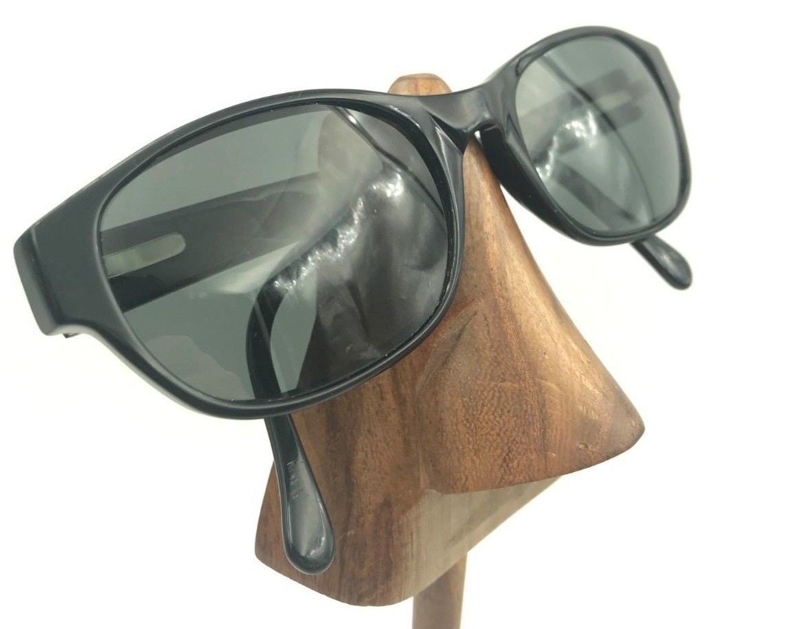 Vintage Cerruti 1881 2307 140 Black Oval Sunglasses FRAMES ONLY