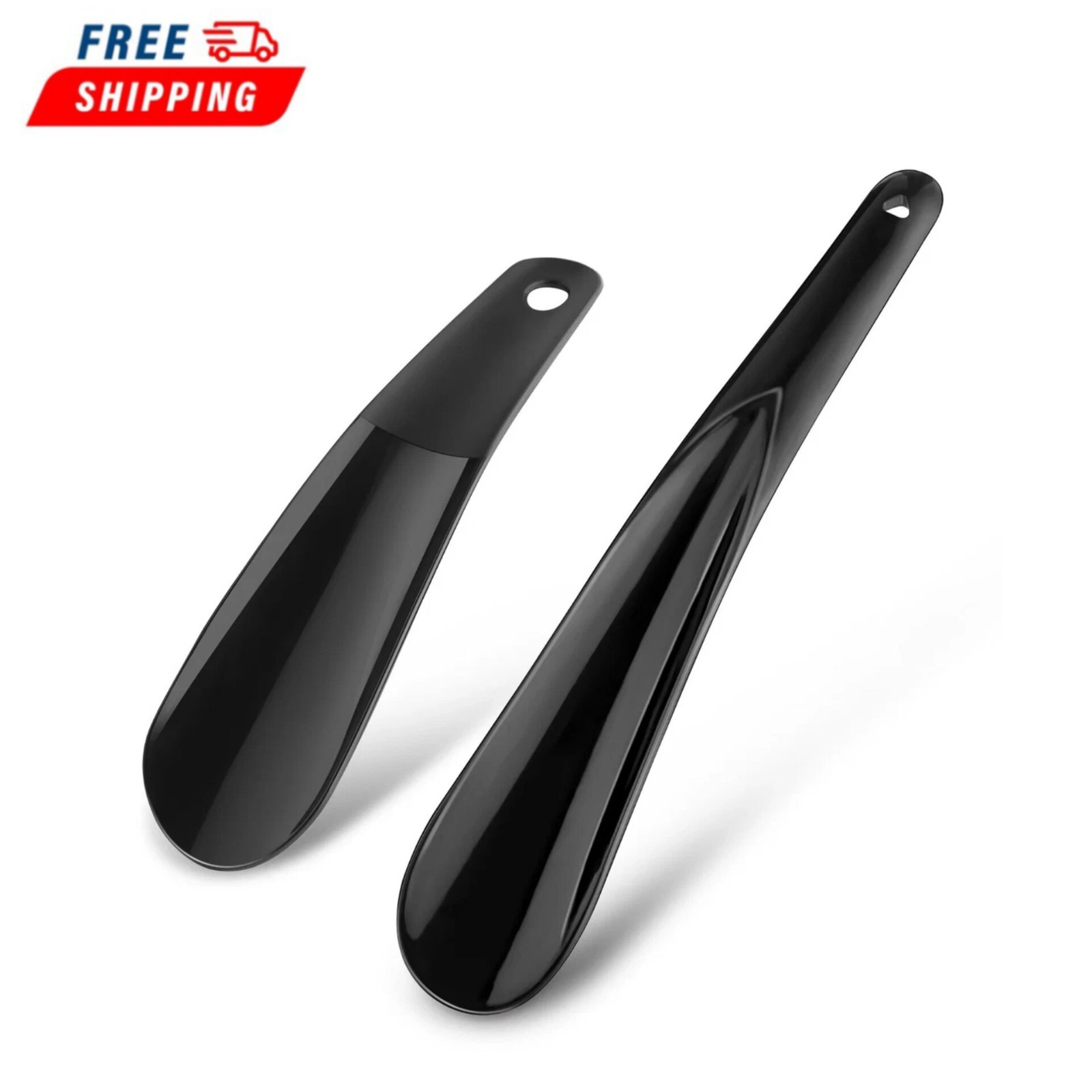 Portable Plastic Shoehorn Travel Shoe Horn Helper for Men Women Kids Seniors