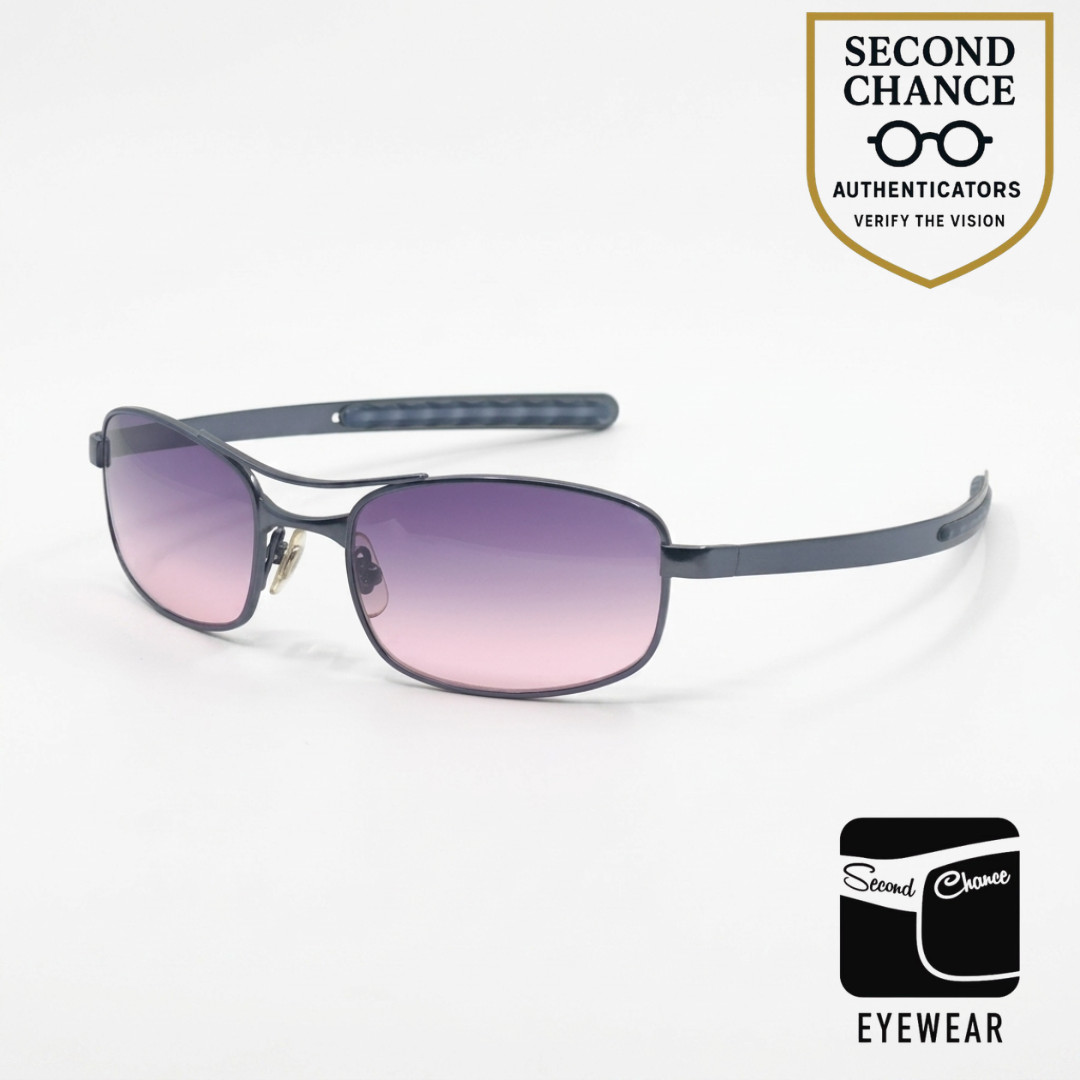 HIÉRO 229 Vintage Titanium Sunglasses Purple Gradient Made Japan-NOS