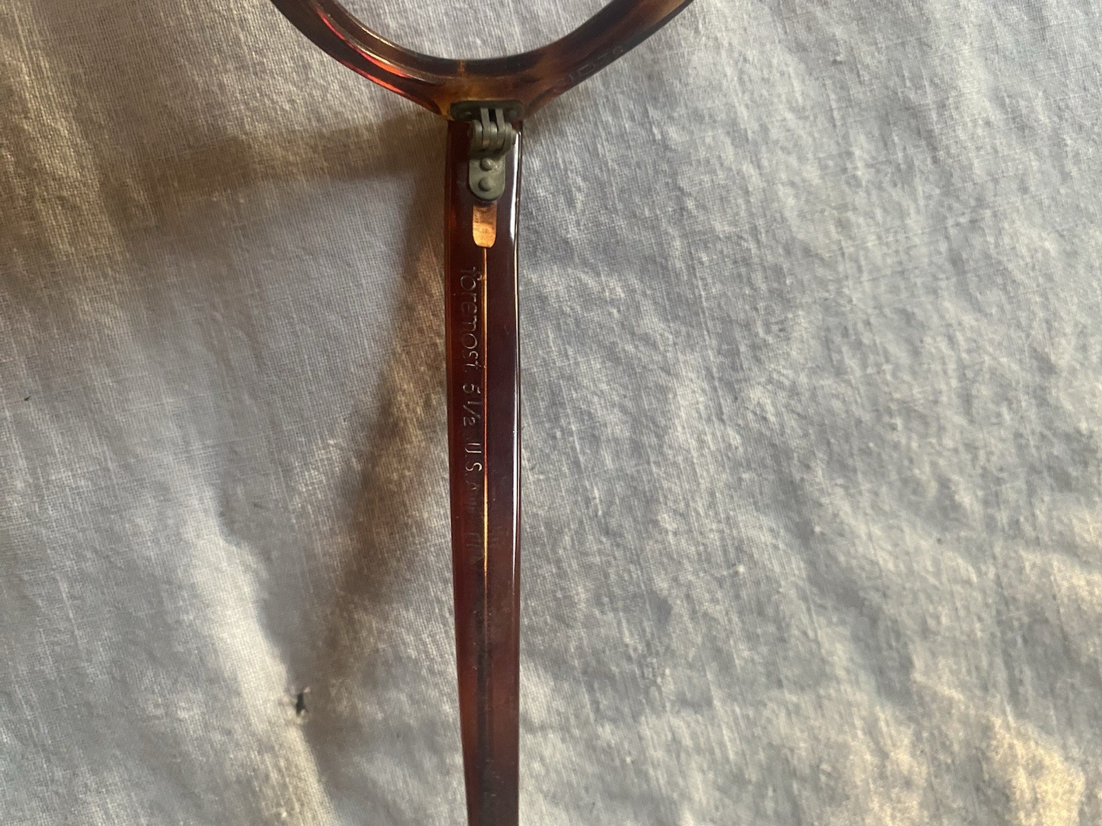 Foremost Round Vintage Eyeglass Frames Tortoise Plastic Without Prescription
