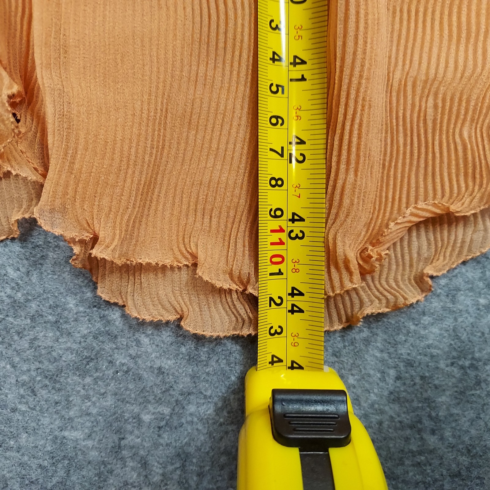 1910s Flapper Dress Lace Chiffon Authent Peach Sash Titantic True Vintage