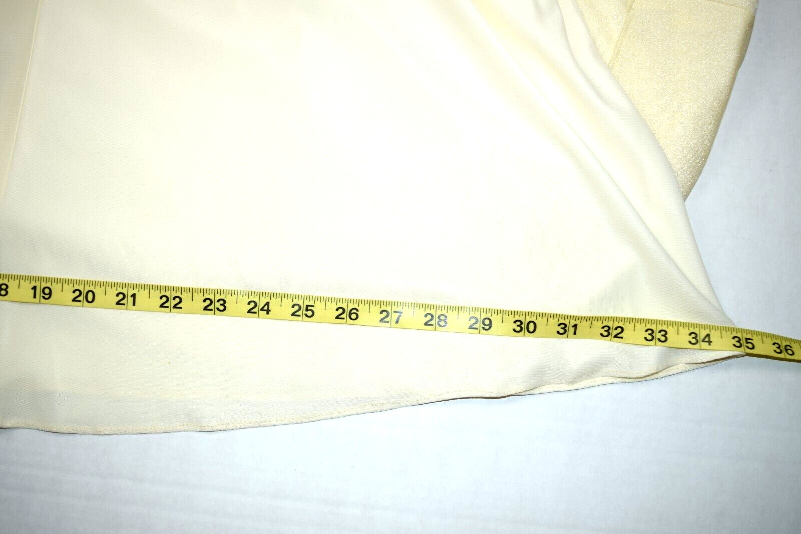 Vintage Dress Size S 50s Palest Yellow Sheen Sheer Batwing Sleeves Soft Flowy