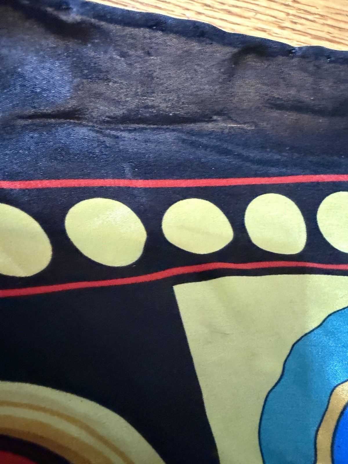 Vintage Gianni Versace Colorful Silk Scarf