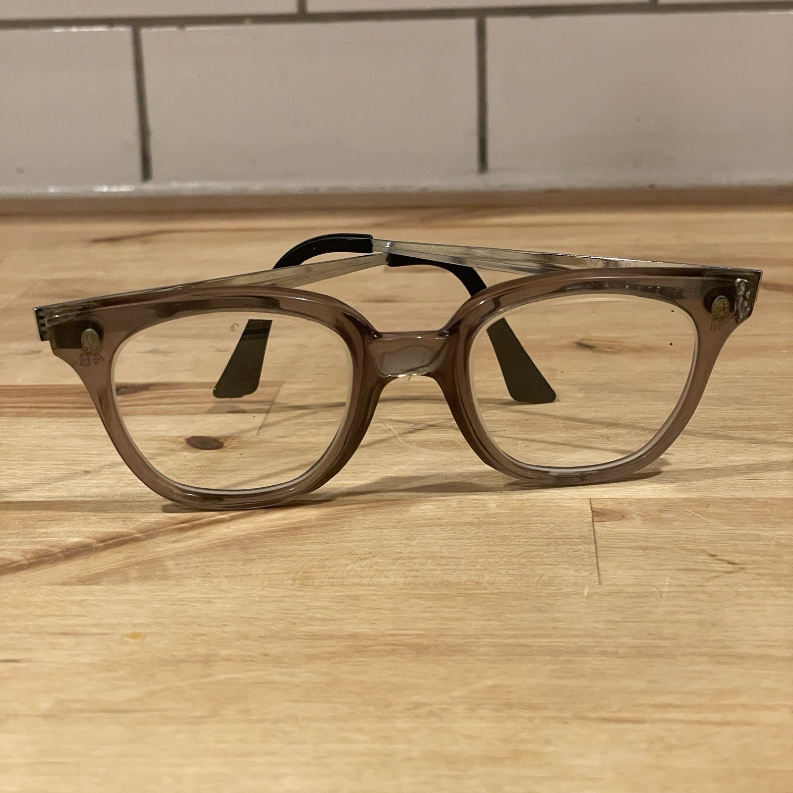 VTG Fendall T-30 Crystal Grey Multi Fit Temple Safety Glasses 4 1/2” 46mm Lens