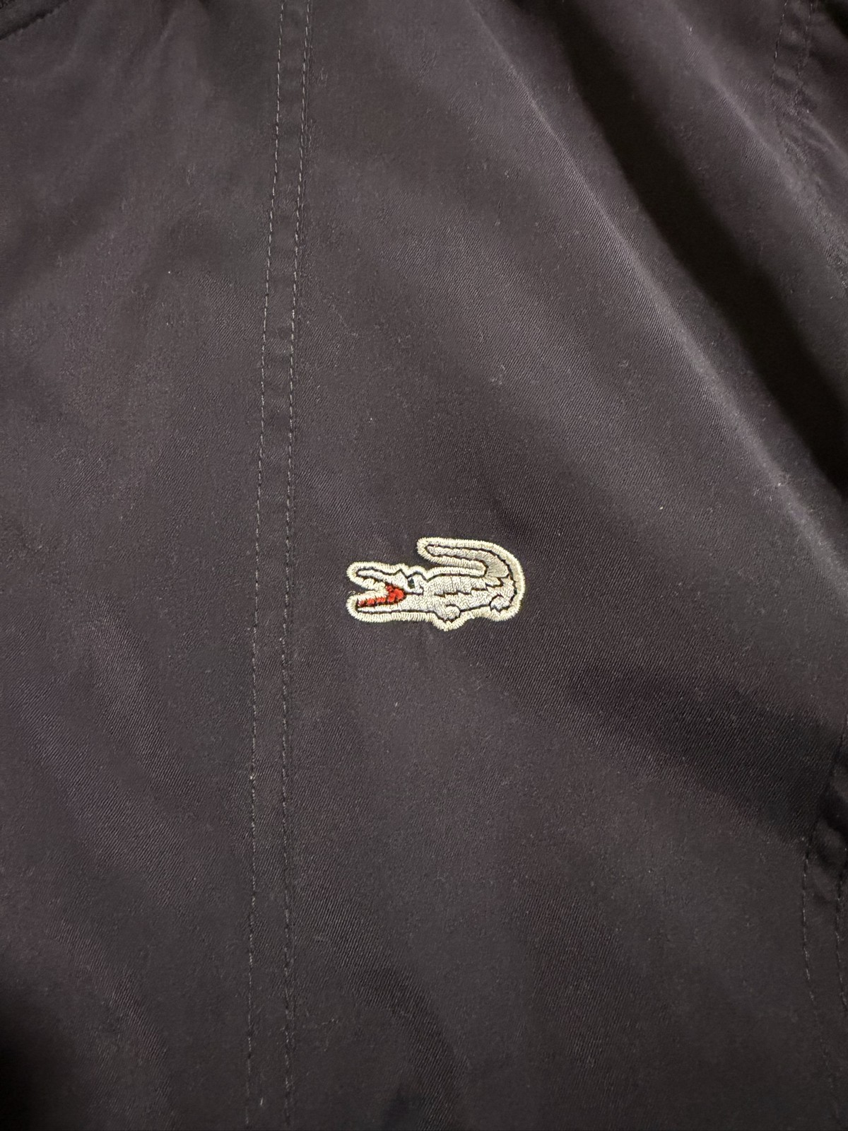Men’s L Navy Blue Crocodile Bomber Jacket