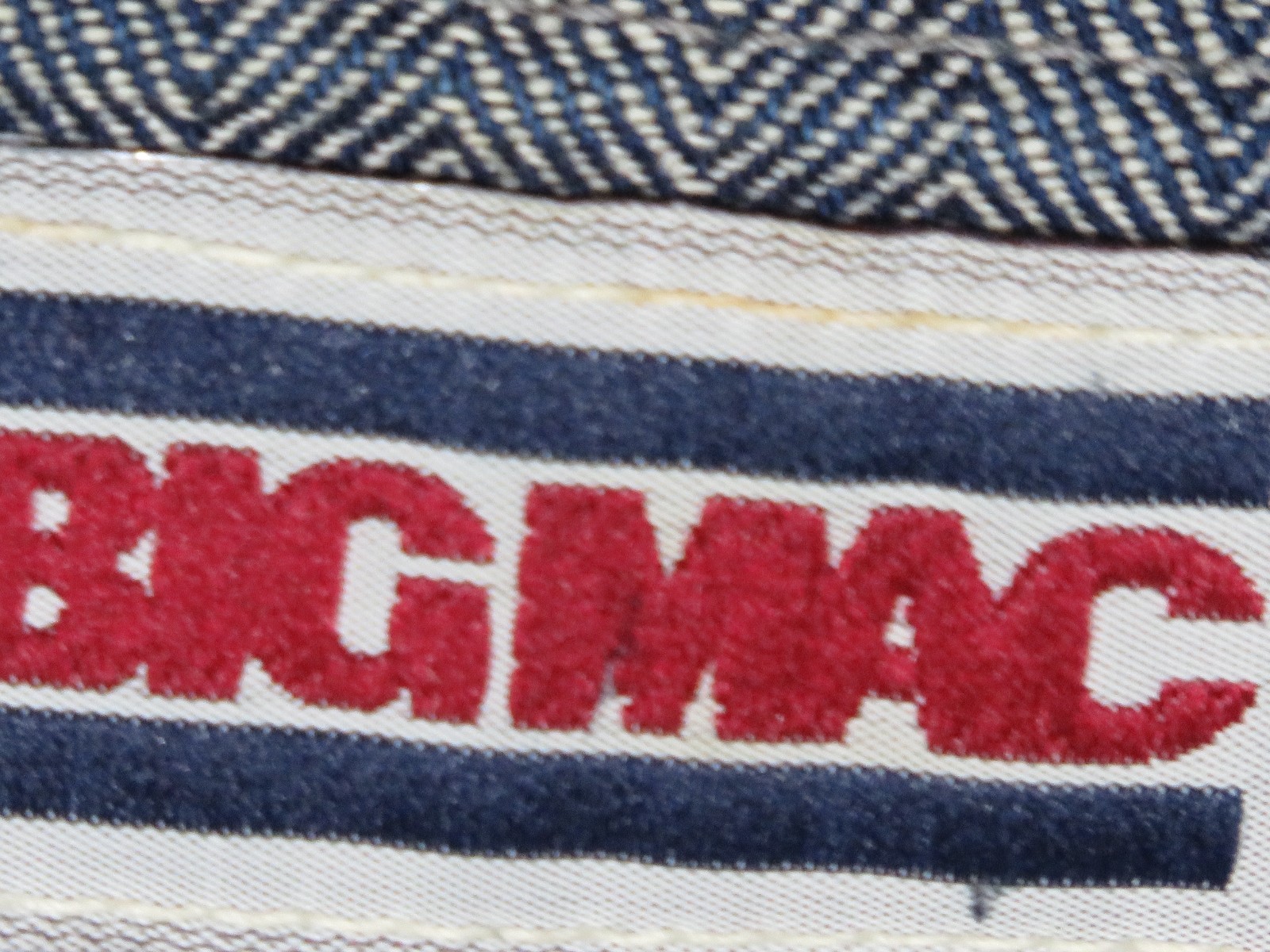 BIG MAC COVERALL JEANS 44S VINTAGE USA MADE 100% COTTON DENIM HERRINGBONE WORK